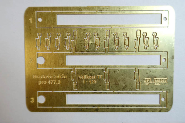 Brzdové zdrže pro stavebnici 477.0, TT, DOPRODEJ, DK Model TT0143