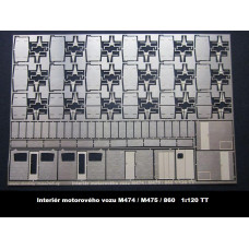 Interiér motorového vozu 860, TT, Modely mašinek TT-860 LEPT IN