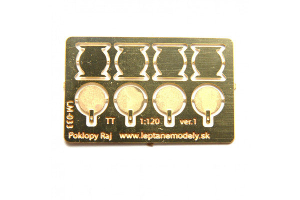 Poklopy na vůz Uacs/Raj, TT, LMS 033