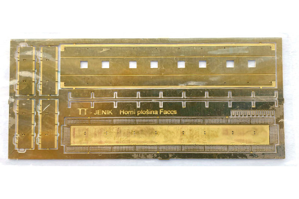 Kryty a roštová lávka  na úpravu plastikové stavebnice vozu Faccs od LPH, TT, TT Jeník TTT05