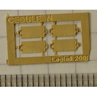 Směrové cedule na vozy, 4 kusy, N, Lepieš N008