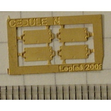 Směrové cedule na vozy, 4 kusy, N, Lepieš N008