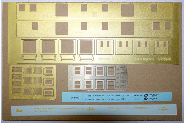 Bočnice vozu Dsa (Ds 952) – pro „NOVÉ“ vozy Y, TT, DK model TT0537