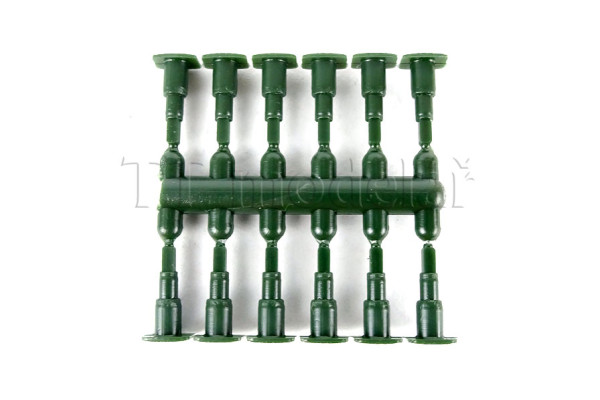 Obdélníkové nárazníky, šedé, TT, Haedl 913002-05 Obdélníkové nárazníky, šedé, TT, Haedl 913002-05