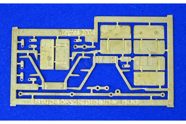 Stupačky nákladního vozu k plošince, H0, Lepieš H0009 Stupačky nákladního vozu k plošince, H0, Lepieš H0009