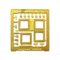 Okna budky "B", H0, Lepieš H0015