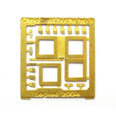 Okna budky "B", H0, Lepieš H0015