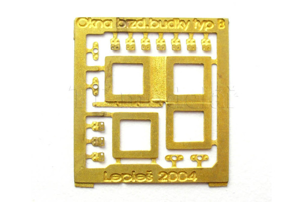 Okna budky "B", H0, Lepieš H0015