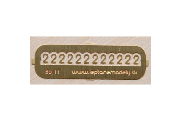 Plastické dvojky na osobní vůz Bp, TT, DOPRODEJ, LMS 007 Plastické dvojky na osobní vůz Bp, TT, DOPRODEJ, LMS 007