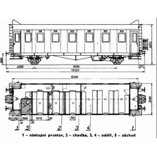 Bočnice vozu Be / Ce,  8m, TT, MojeTT 120125