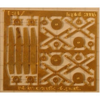 Čtyřpatkové tyčové nárazníky, 4 kusy, H0, Lepieš H0001