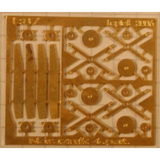 Čtyřpatkové tyčové nárazníky, 4 kusy, H0, Lepieš H0001