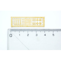 Dvoupatkový tyčový nárazník, 4 kusy, TT, Lepieš 17