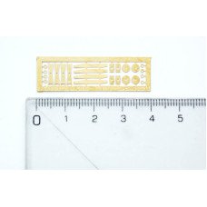 Dvoupatkový tyčový nárazník, 4 kusy, TT, Lepieš 17