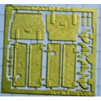 Přechodové můstky osobních vozů PLUS, 2 kusy, H0, Lepieš H0024