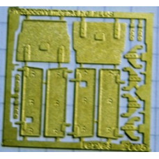 Přechodové můstky osobních vozů PLUS, 2 kusy, H0, Lepieš H0024