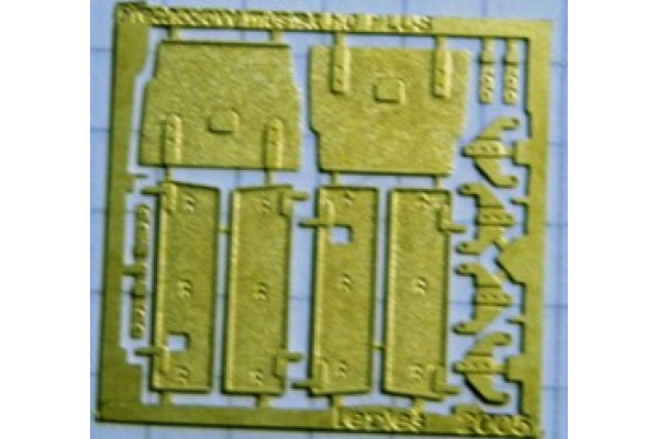 Přechodové můstky osobních vozů PLUS, 2 kusy, H0, Lepieš H0024