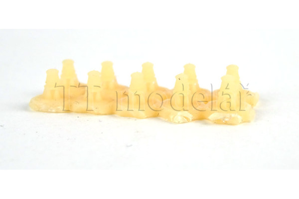 Kryty plynových lamp KkStB, 10 kusů, TT, Shark Model 0014