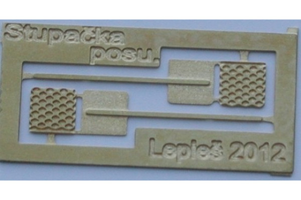 Stupačky pod vrata, jednošlapka, H0, Lepieš H0006