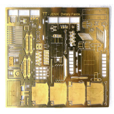 Leptané doplňky na úpravu plastikové stavebnice vozu Faccs od LPH, dřevěné plošiny, TT, TT Jeník TTT03