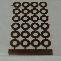 Vymezovací podložky 1,5 x 0,1 mm, 24 kusů, TT, Pojezdy W01-0.1/1.5