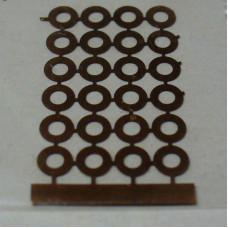 Vymezovací podložky 1,5 x 0,1 mm, 24 kusů, TT, Pojezdy W01-0.1/1.5