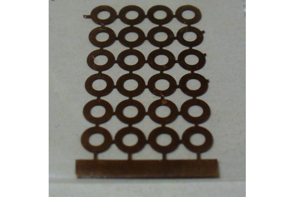 Vymezovací podložky 1,5 x 0,1 mm, 24 kusů, TT, Pojezdy W01-0.1/1.5