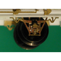 Rozsochy pojezdu kované včetně ložisek, pružnic a koníků, 4 kusy, TT, Lepieš 03