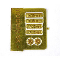 Tabulky na lokomotivu T 435.0087, TT, LMS 042