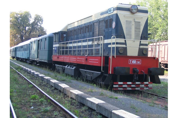 Stavebnice motorové lokomotivy řady 721 (T 458.1), 2. série, H0, DK model H00207