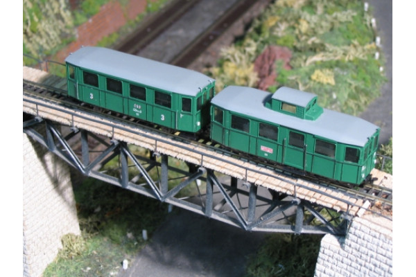 Stavebnice, motorový vůz M 11 + přípojný vůz CDv/ú, N, DK model N0740