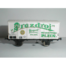 Stavebnice chladicího vozu na pivo ČSD bez brzdy, Prazdroj 2, TT, DK model TT0681