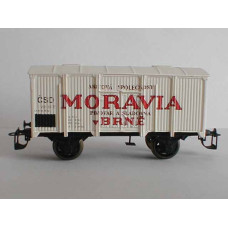 Stavebnice chladicího vozu na pivo ČSD bez brzdy Moravia Brno, TT, DK model TT0683