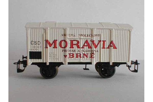 Stavebnice chladicího vozu na pivo ČSD bez brzdy Moravia Brno, TT, DK model TT0683