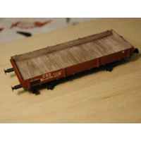 Stavebnice, nízkostěnný vůz LOWRY, H0, Lepieš H0088 Stavebnice, nízkostěnný vůz LOWRY, H0, Lepieš H0088