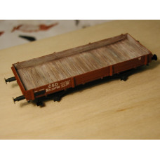 Stavebnice, nízkostěnný vůz LOWRY, H0, Lepieš H0088