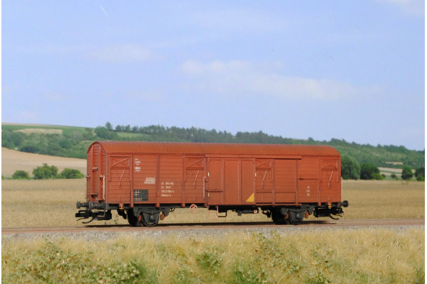 Stavebnice krytého vozu Gbkks-x, PKP, IV.–V. epocha, TT, SDV 12163 Stavebnice krytého vozu Gbkks-x, PKP, IV.–V. epocha, TT, SDV 12163