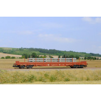 Stavebnice nízkostěnného vozu Res 11, ČD/ČDC, V.–VI. epocha, TT, SDV 12168