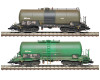 Stavebnice, set dvou kotlových vozů Zas 30 a Zaes 30, Railco/AB Trans, VI, epocha, TT, jednorázová série, SDV 12171