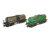 Stavebnice, set dvou kotlových vozů Zas 30 a Zaes 30, Railco/AB Trans, VI, epocha, TT, jednorázová série, SDV 12171