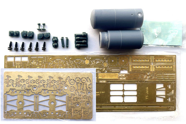 Stavebnice čtyřosého kotlového vozu Ra typu 341, ČD, 400 hl, Vitana, TT, TT Jeník TTT31D