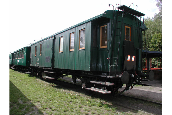 Stavebnice služ. vozu Dd, rozvor 7,5 metru, rok výroby 1916, H0, Lepieš H0063