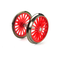 Náhradní díl, první nebo třetí spřažené dvojkolí pro lokomotivu řady 23, červené, TT, Tillig 202610