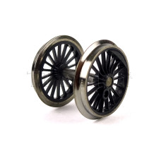 Náhradní díl, první nebo třetí spřažené dvojkolí pro lokomotivu řady 377 ČSD, černé, TT, Tillig 203839