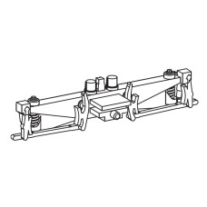 Náhradní díl, maska podvozku na lokomotivu řady 740, šedá, TT, Tillig 204628