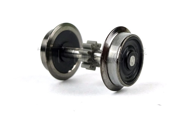 Náhradní díl, hnací dvojkolí s bandáží pro lokomotivu BR 119, černé, TT, Tillig 207200 Náhradní díl, hnací dvojkolí s bandáží pro lokomotivu BR 119, černé, TT, Tillig 207200