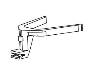 Náhradní díl, rameno kinematiky lokomotivy T 435.0 ČSD, černé, TT, Tillig 302196