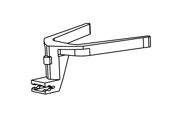 Náhradní díl, rameno kinematiky lokomotivy T 435.0 ČSD, černé, TT, Tillig 302196