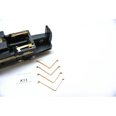 Kontakty pro lokomotivy START, LVT 171, VT 2.09 BTTB/Zeuke, 4 kusy, TT, KaModel KAMK13