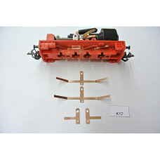 Kontakty pro lokomotivy V36, BR 103 BTTB/Zeuke, kompletní sada, 4 kusy, TT, KaModel KAMK17